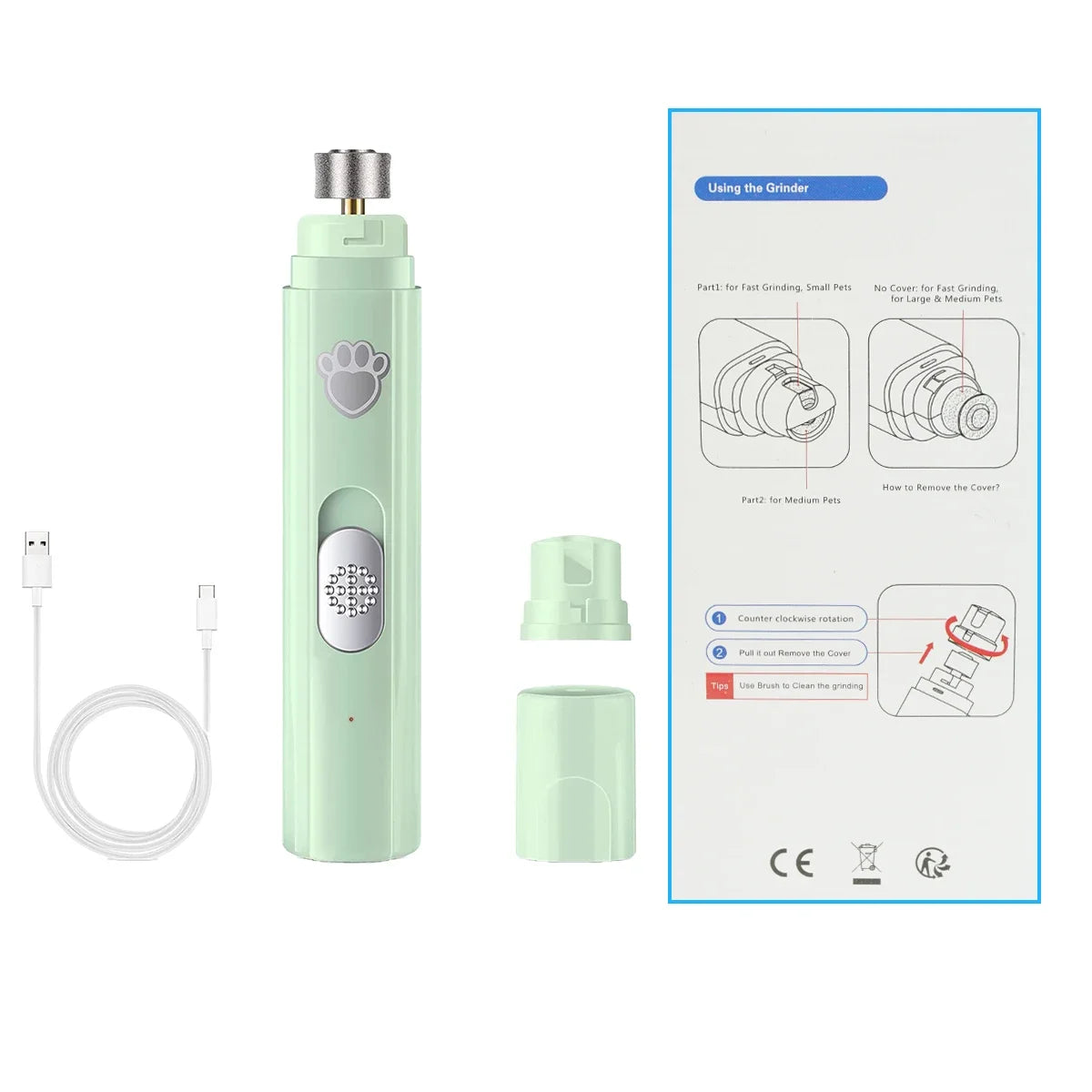 Electric Nail Grinder for Pets