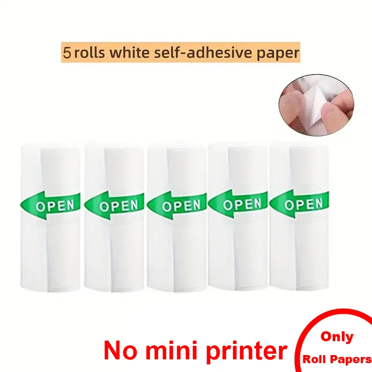Mini Portable Inkless Sticker Printer | Pocket Thermal Printer