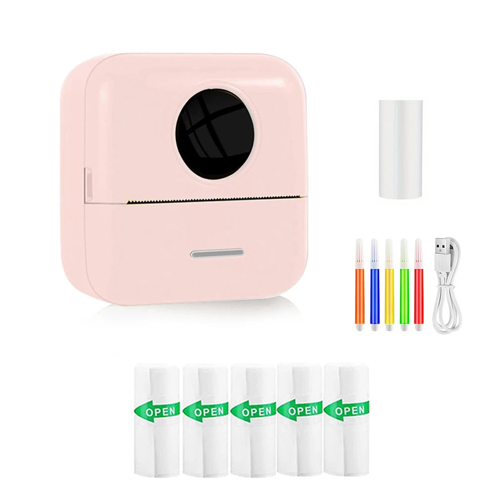 Mini Portable Inkless Sticker Printer | Pocket Thermal Printer