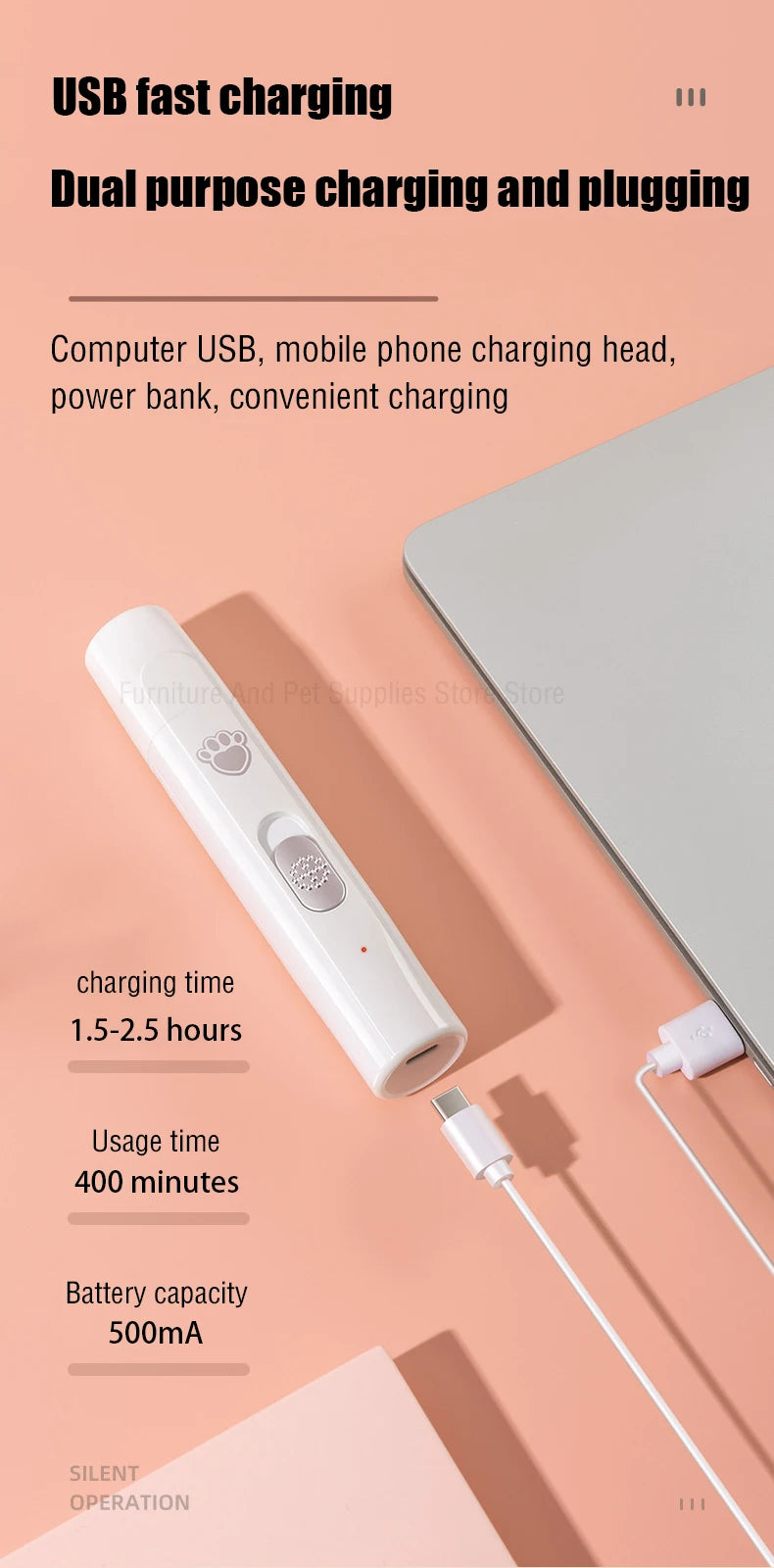 Electric Nail Grinder for Pets