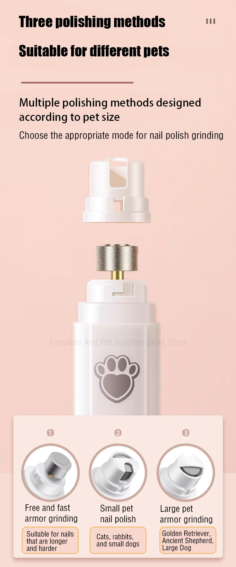 Electric Nail Grinder for Pets