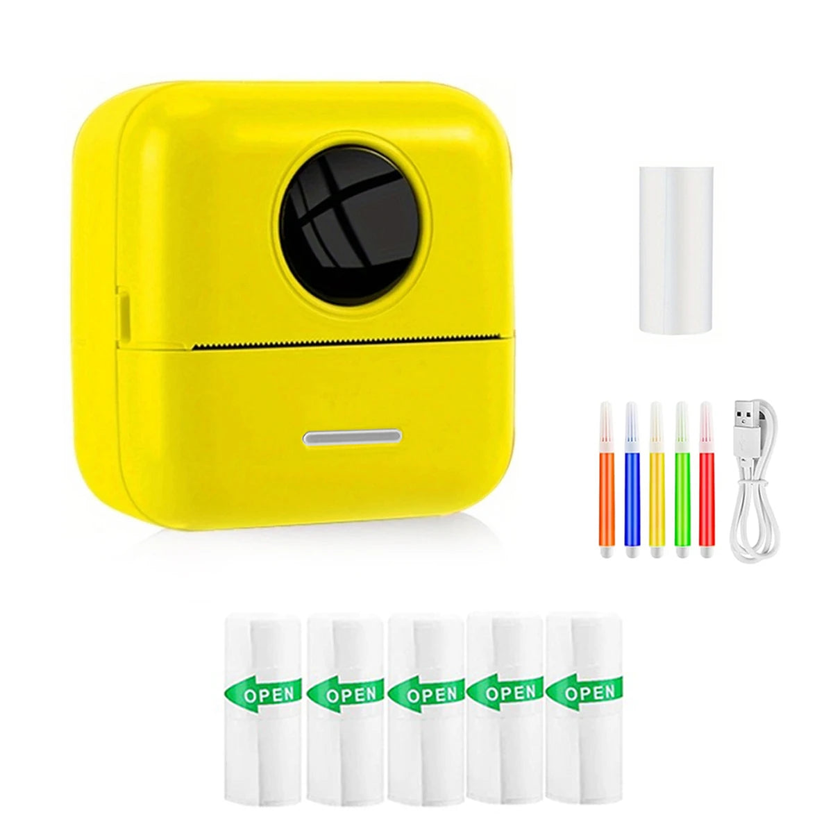 Mini Portable Inkless Sticker Printer | Pocket Thermal Printer