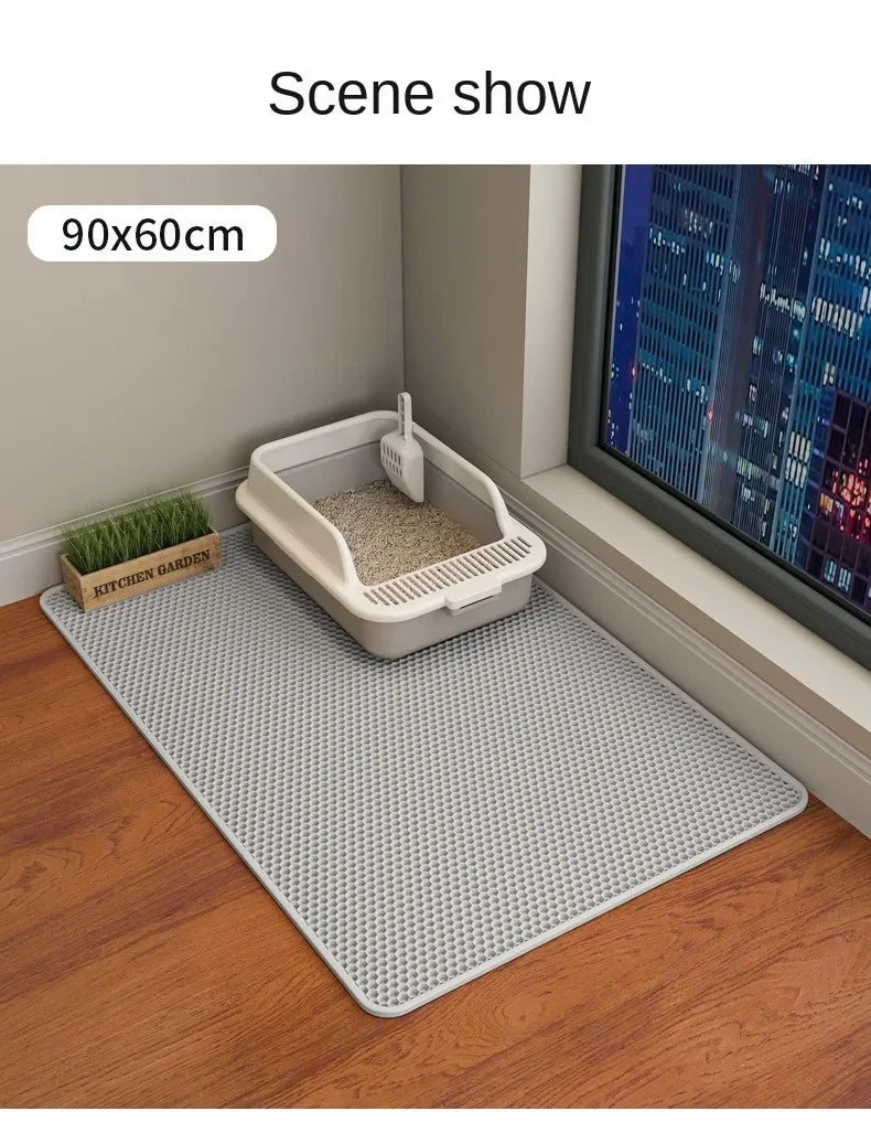 Cat litter mat