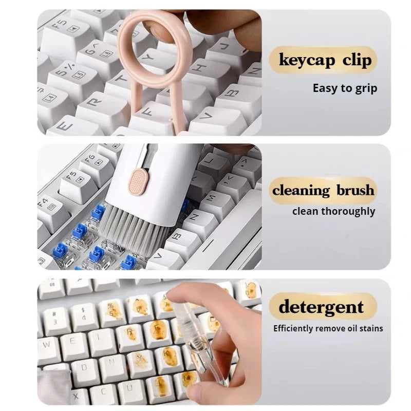 All-in-One Keyboard & Earphone Hygiene Kit — 7 Functions
