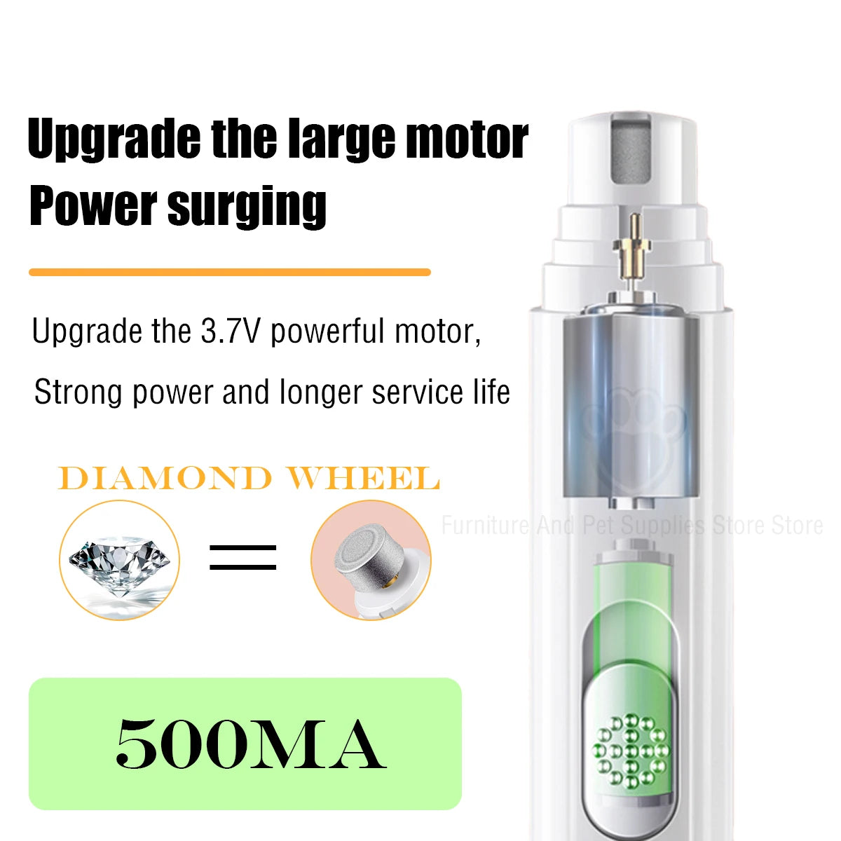 Electric Nail Grinder for Pets