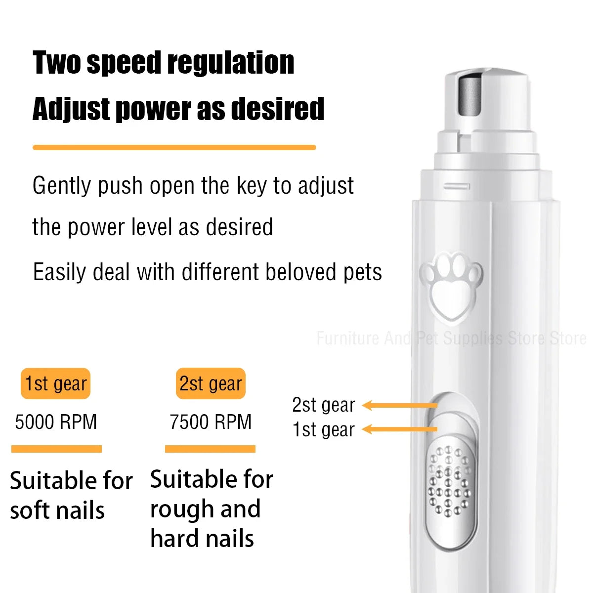 Electric Nail Grinder for Pets
