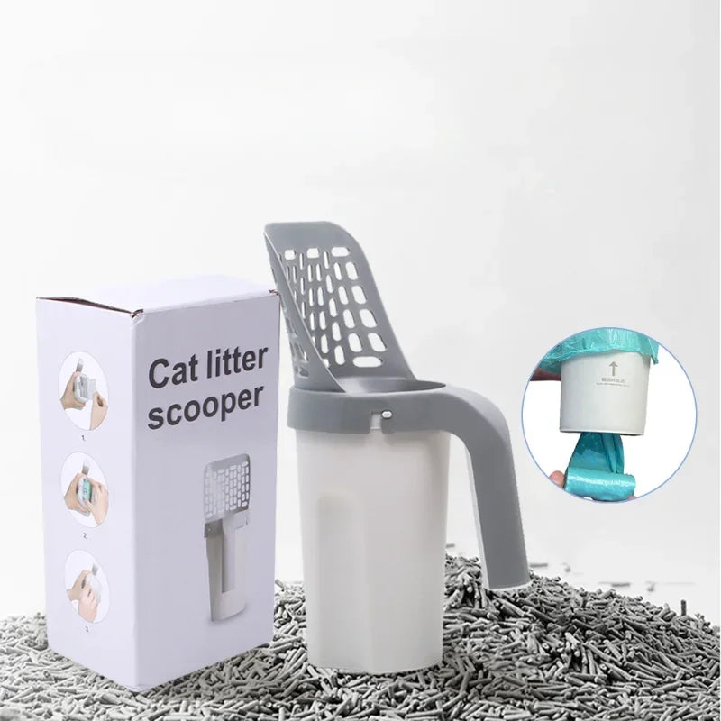detachable litter scoop