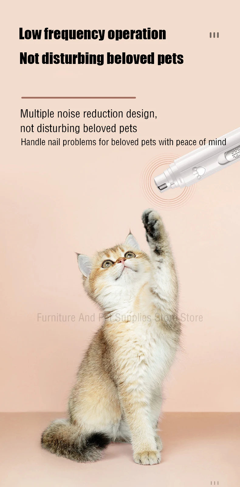 Electric Nail Grinder for Pets