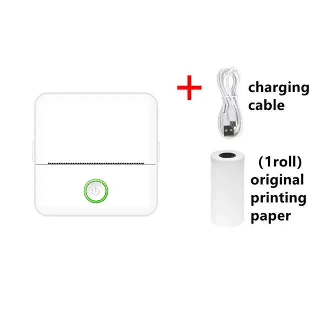 Mini Portable Inkless Sticker Printer | Pocket Thermal Printer