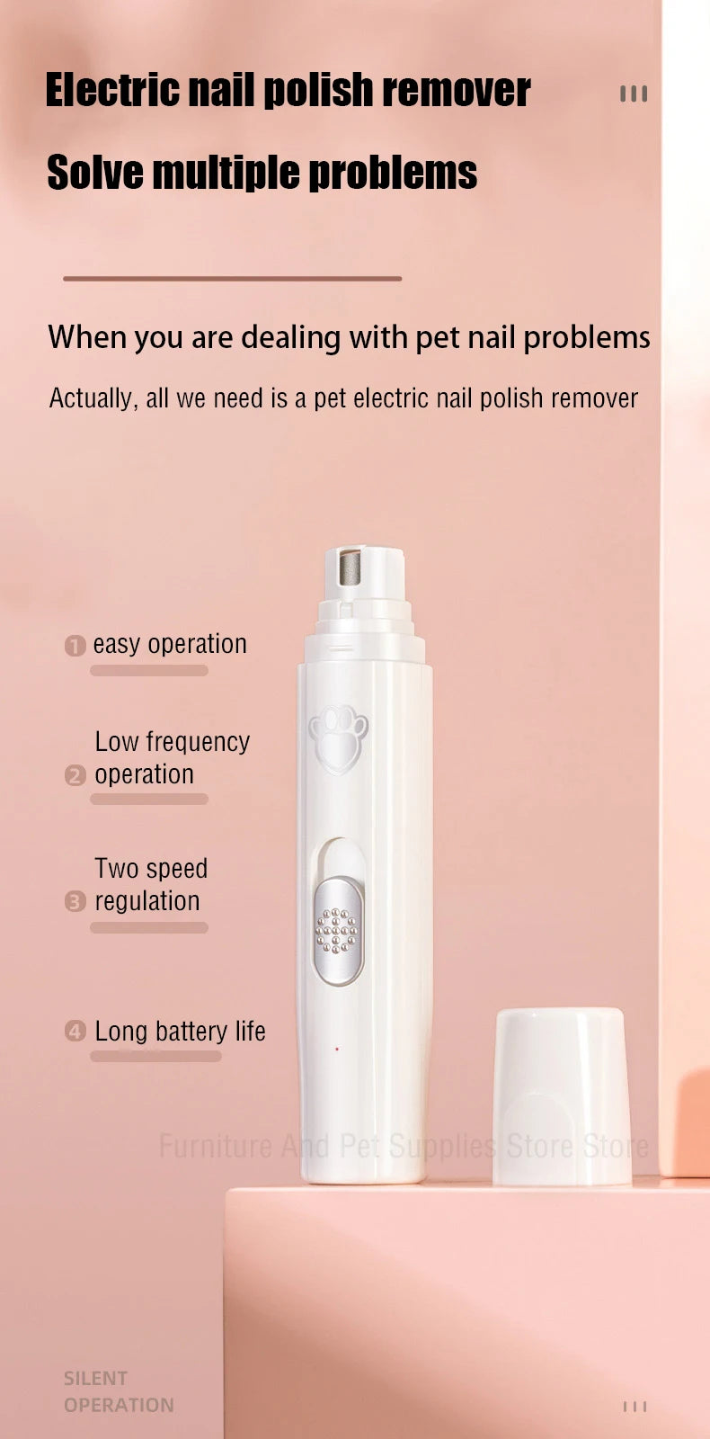 Electric Nail Grinder for Pets