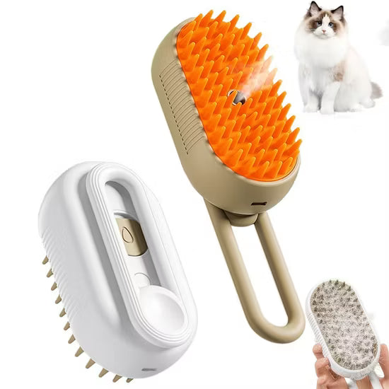 Magic 3-in-1 Pet Grooming Brush – Clean, Comb & Massage in One