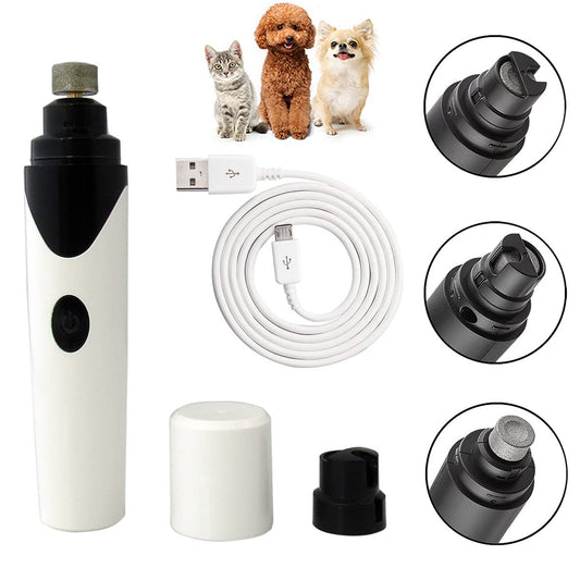 Professional Pet Nail Grinder – Gentle, Quiet & USB Rechargeable