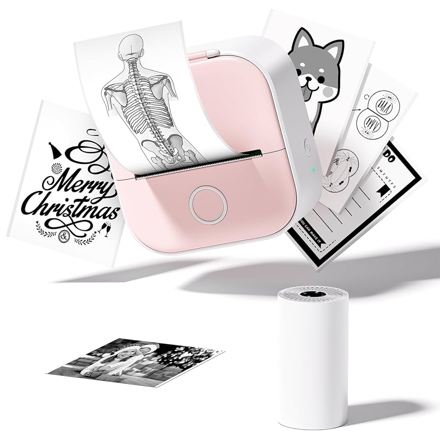 Pocket Print, Compact Thermal Printer, On-The-Go Thermal Printer