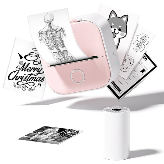 Pocket Print, Compact Thermal Printer, On-The-Go Thermal Printer