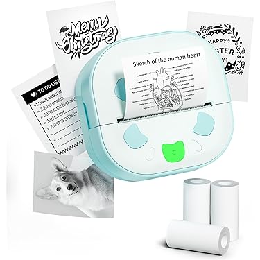 Pocket Print, Compact Thermal Printer, On-The-Go Thermal Printer