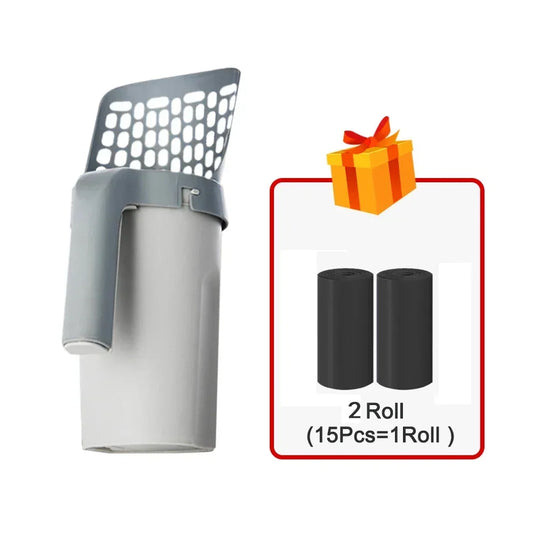 detachable litter scoop