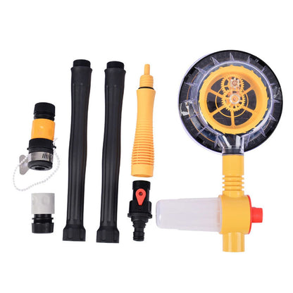 Auto Rotating Car Wash Mop Kit — Extendable Handle & Hose Nozzle