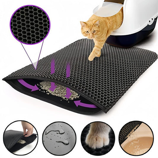 Cat litter mat