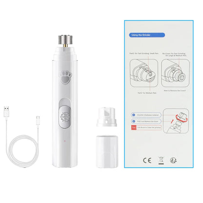 Professional Pet Nail Grinder – Gentle, Quiet & USB Rechargeable