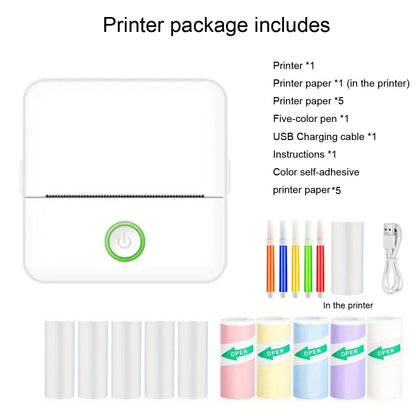 Pocket Print, Compact Thermal Printer, On-The-Go Thermal Printer