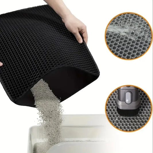 Cat litter mat