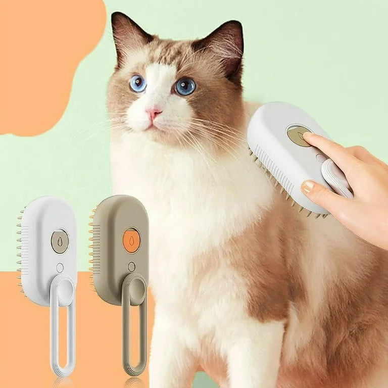 Magic 3-in-1 Pet Grooming Brush – Clean, Comb & Massage in One